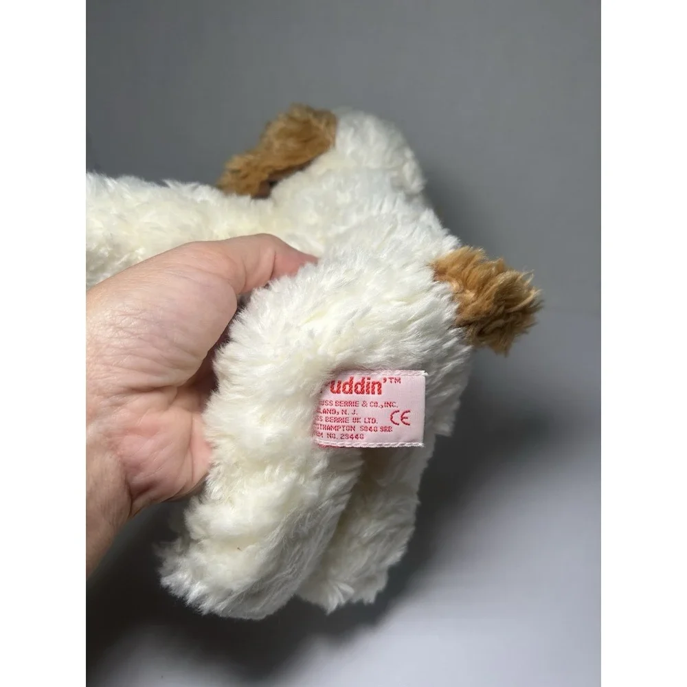 Vtg Russ Berrie Puddin Cocker Spaniel Puppy‎ Dog Small Plush Toy Cockapoo Heart